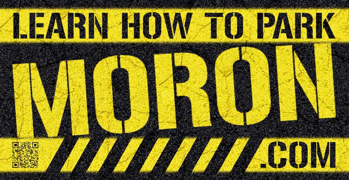 Learn How To Park Moron Bumper Sticker